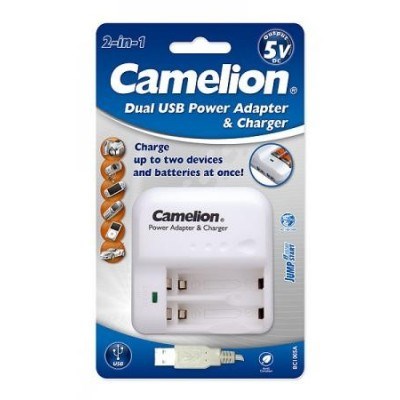 شارژر باتری قلمی و نیم قلمی   Camelion Dual USB BC-1005A159453